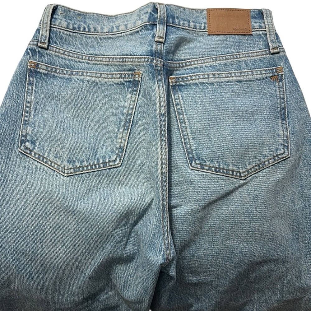 Madewell The Perfect Vintage Straight Jeans Size 26 Light Wash High Rise - Picture 5 of 8
